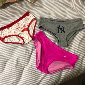 Bundle of Victoria's Secret PINK Undies NWOT XS